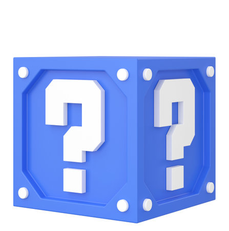 Mystery box. Lucky box. 3D illustration.の写真素材
