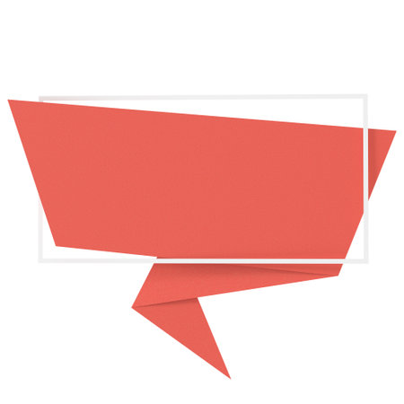 Speech bubble. 3D text box.の写真素材