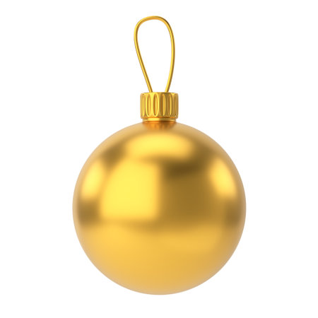 Christmas ball. 3D Christmas element.の写真素材
