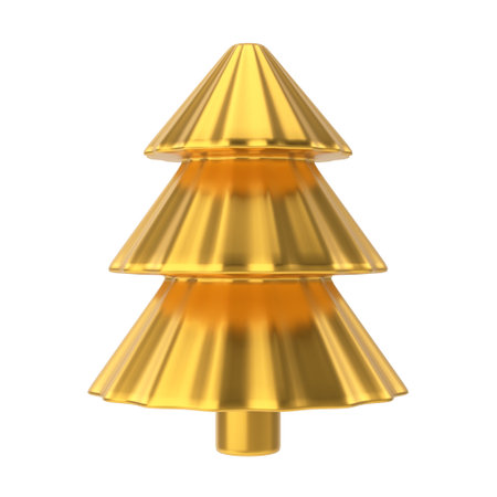 Christmas tree. Spruce. 3D Christmas element.の写真素材