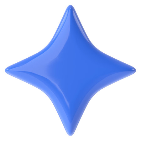 Starburst. 3D star. Spangle effect. 3D illustration.の写真素材