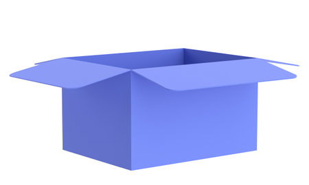 Open box. 3D illustration.の写真素材