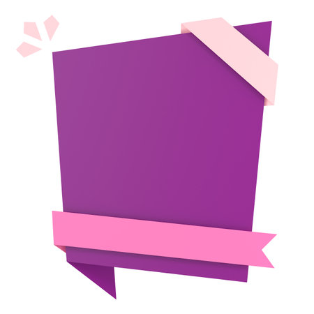 3D speech bubble. Empty banner. 3D illustration.の写真素材