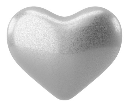 3D heart. Valentine card decoration. 3D illustration.の写真素材