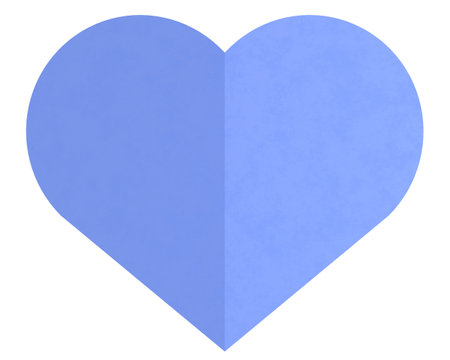 Heart paper. Valentine card decoration. 3D illustration.の写真素材