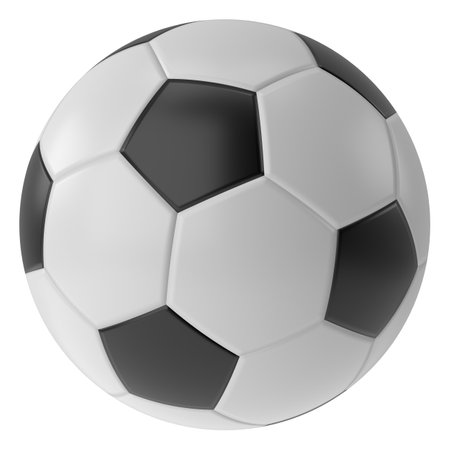 Football. 3D illustration. 3D rendering.の写真素材