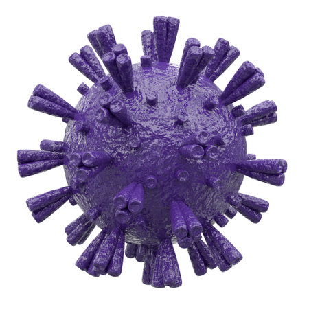 3D virus. Corona Virus Disease. 3D element. 3D illustration.の写真素材