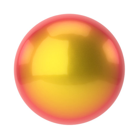 3D sphere. Round shape. 3D geometric shape.の写真素材