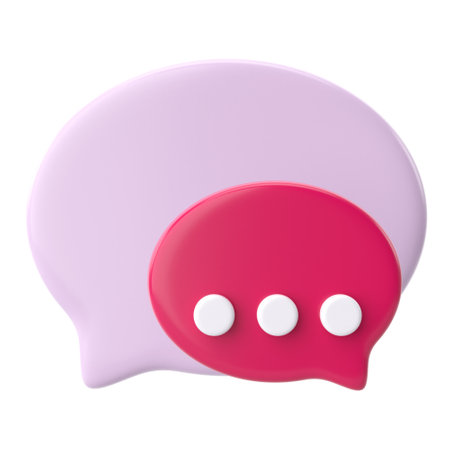 Live chat icon. 3D icon.の写真素材