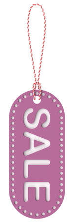 Sale tag. Sale label. 3D tag.の写真素材