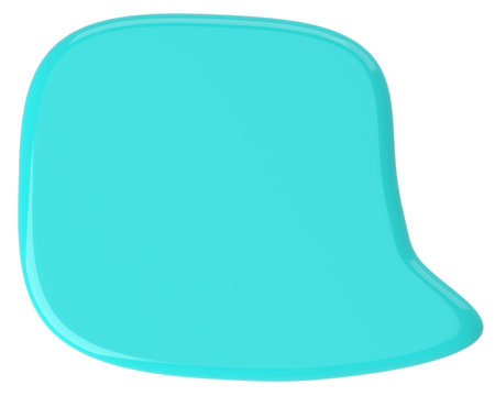 Speech bubble. Chat bubble. Text box. 3D illustration.の写真素材