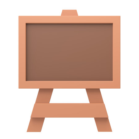 Drawing board. Art board. 3D illustration.の写真素材