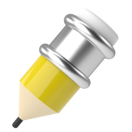 3D pencil. 3D illustration. 3D rendering.の写真素材
