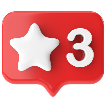 3D score. 3 point. 3D illustration.の写真素材