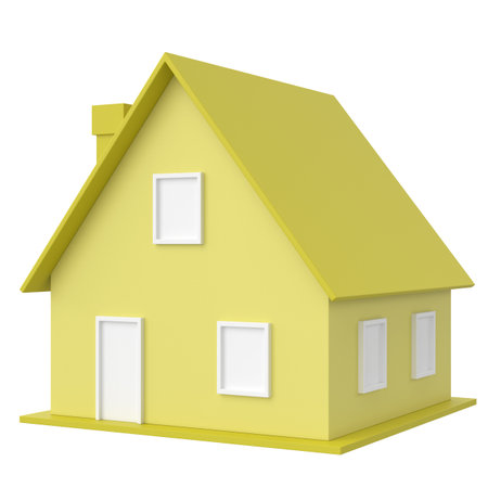 3D home. 3D house.の写真素材