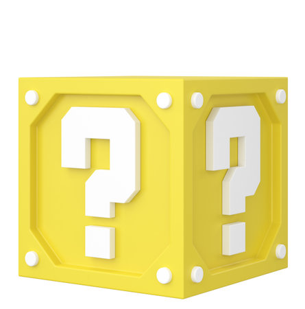 Mystery box. Lucky box. 3D illustration.の写真素材