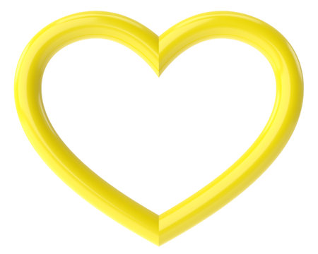 3D heart. Valentine card decoration. 3D illustration.の写真素材