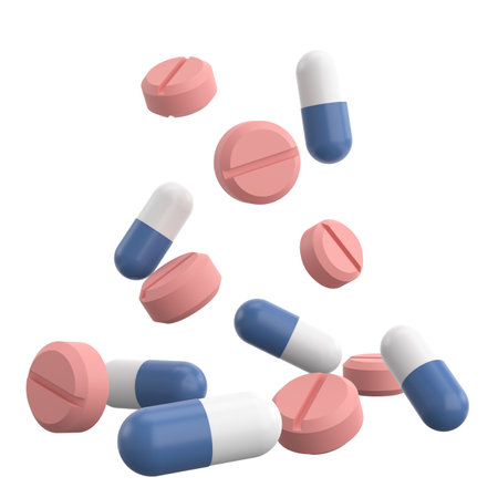 Medicine. 3D drug. 3D illustration.の写真素材