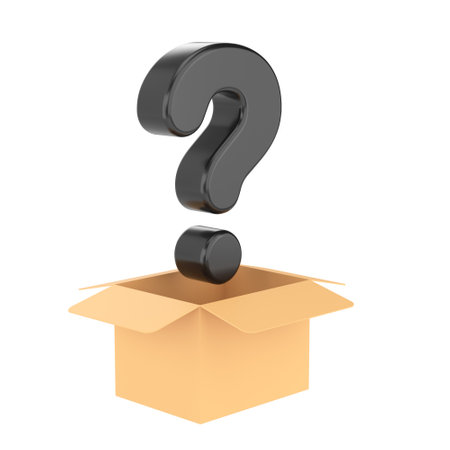 Mystery box. Lucky box. 3D element.の写真素材