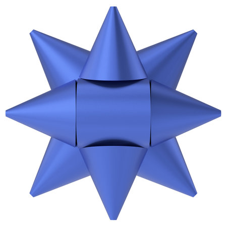 Ribbon. 3D bow. 3D illustration.の写真素材