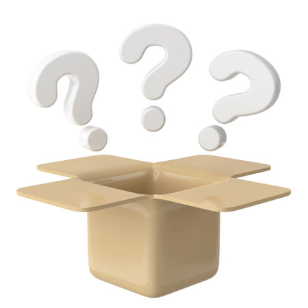 Mystery box. Lucky box. 3D illustration.の写真素材