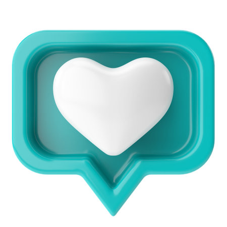 3D like icon. 3D icon. 3D illustration.の写真素材