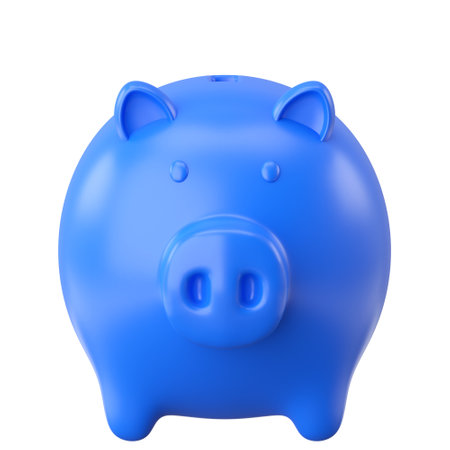 Piggy bank. 3D element.の写真素材