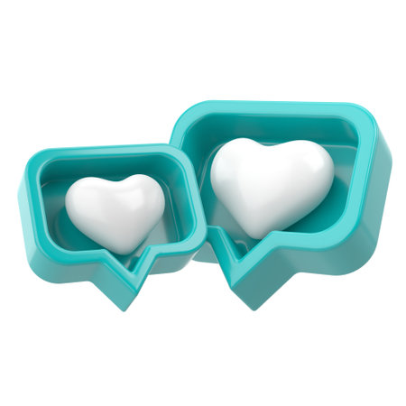 3D like icon. 3D icon. 3D illustration.の写真素材