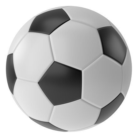 Football. 3D illustration. 3D rendering.の写真素材