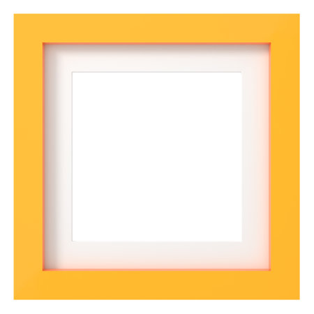 Modern frame. 3D square shape frame. 3D decoration.の写真素材