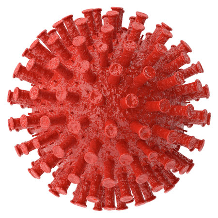 3D virus. Corona Virus Disease. 3D illustration.の写真素材