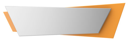 3D button. Empty button. 3D illustration.の写真素材