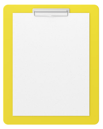 Clipboard with note paper. 3D illustration.の写真素材