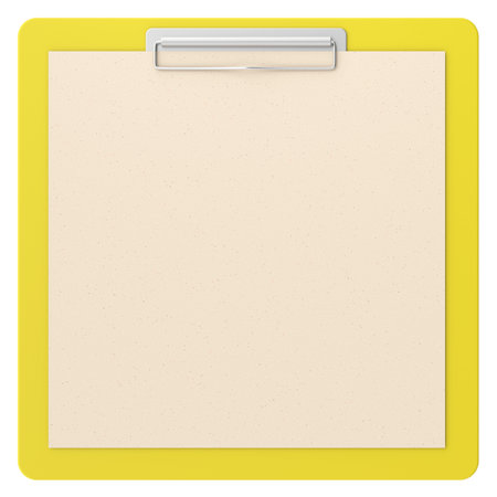 Clipboard with note paper. 3D illustration.の写真素材
