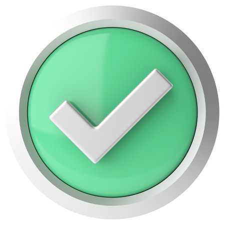 Check mark. Checkbox. 3D illustration.の写真素材