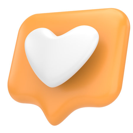 Like icon. like button. 3D illustration.の写真素材