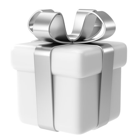 3D gift box. 3D illustration.の写真素材