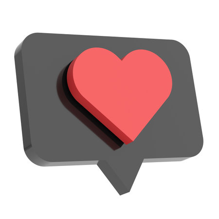 Like icon. 3D icon. 3D illustration.の写真素材