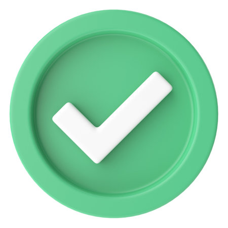 3D check box icon. 3D check list. 3D illustration.の写真素材