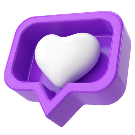 3D like icon. 3D icon. 3D illustration.の写真素材