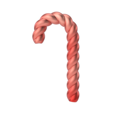 Candy cane. 3D Christmas element.の写真素材