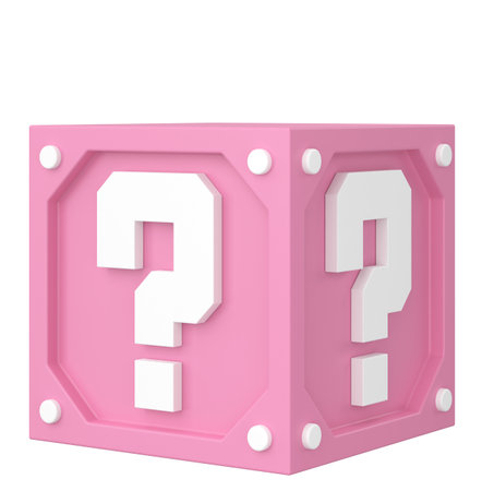 Mystery box. Lucky box. 3D illustration.の写真素材