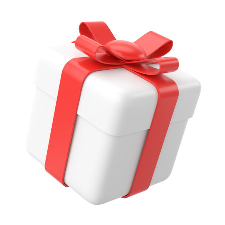 3D gift box. 3D element.の写真素材