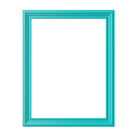 3D frame. Modern frame. 3D illustration.の写真素材