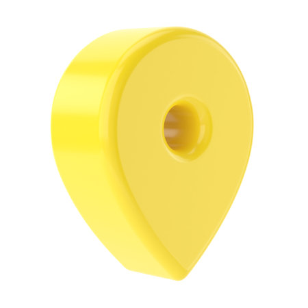3D location sign. 3D icon.の写真素材