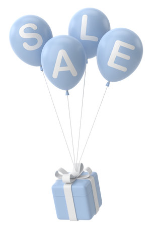 Sale banner decoration. 3D illustration.の写真素材