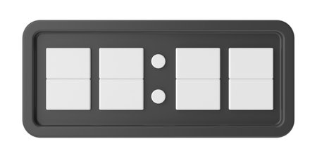 3D scoreboard. Time label.の写真素材