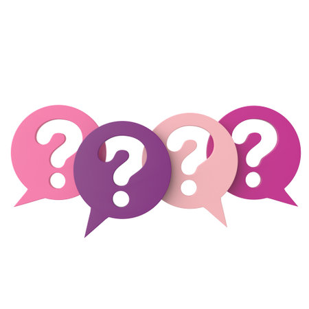 Question mark sign. 3D question mark.の写真素材