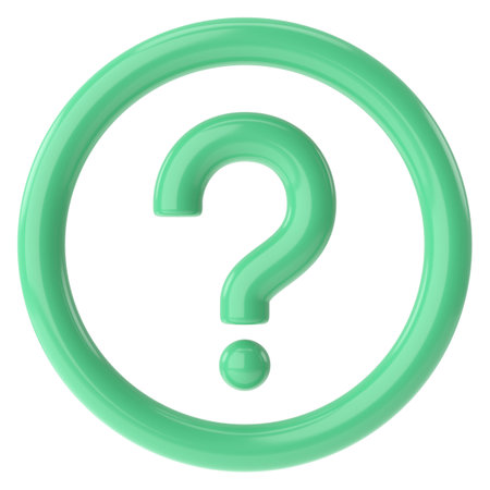 Question mark sign. Question icon. 3D illustration.の写真素材