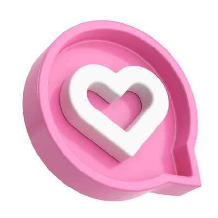 3D like icon. 3D illustration.の写真素材